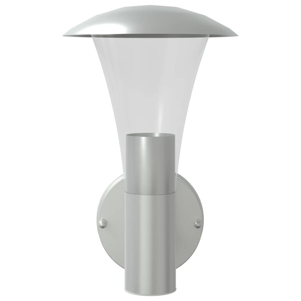 Buitenwandlamp Roestvrij Staal Kleurig Zilver