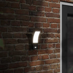 Buitenwandlampen Led Met Sensors Gegoten Aluminium Zwart