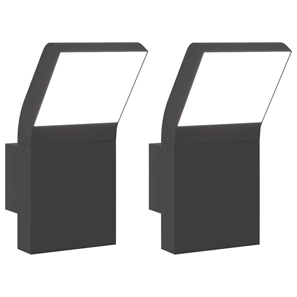 Buitenwandlampen Led Gegoten Aluminium Zwart
