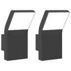 Buitenwandlampen Led Gegoten Aluminium Zwart