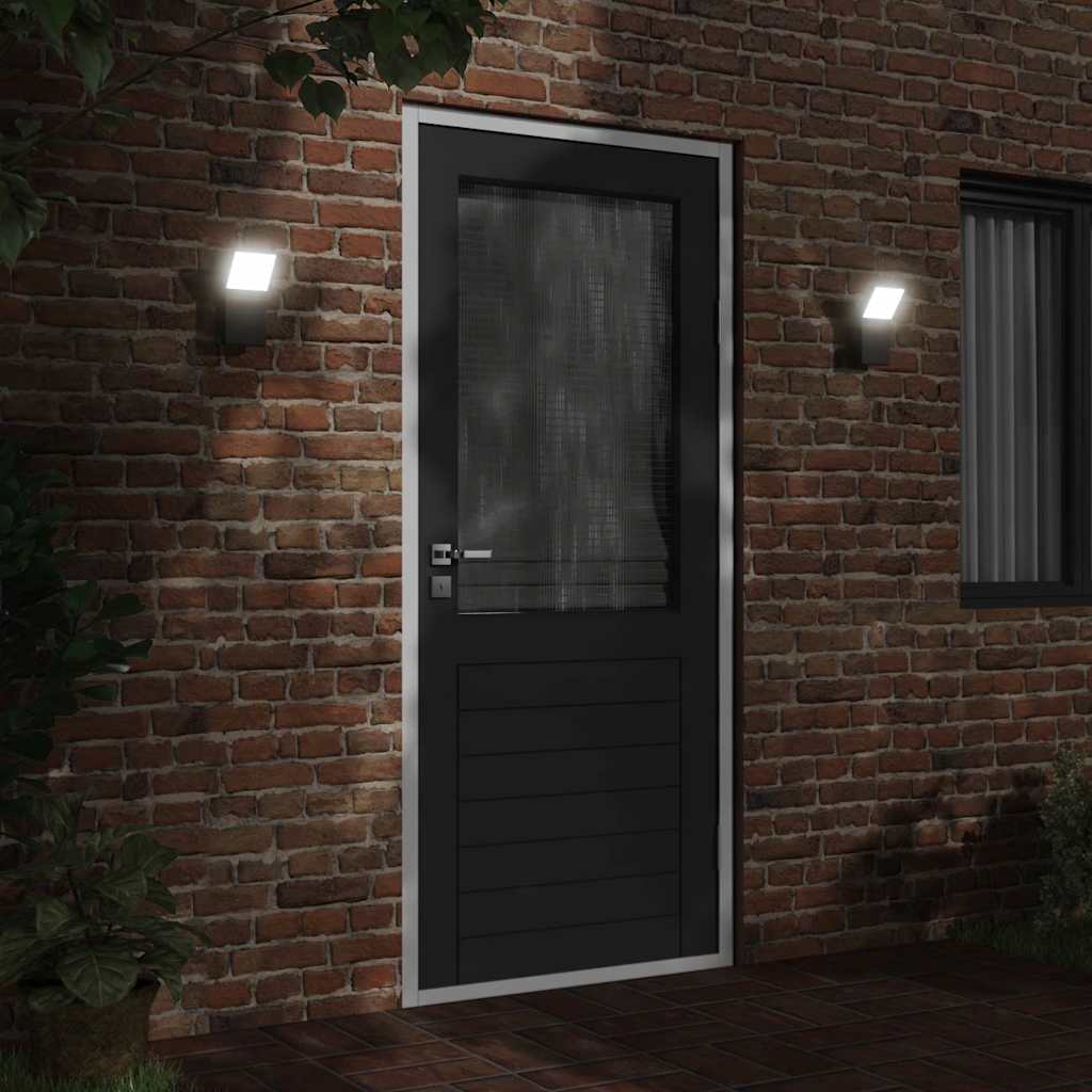 Buitenwandlampen Led Gegoten Aluminium Zwart