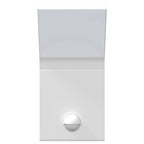 Buitenwandlamp Led Met Sensors Gegoten Aluminium Wit
