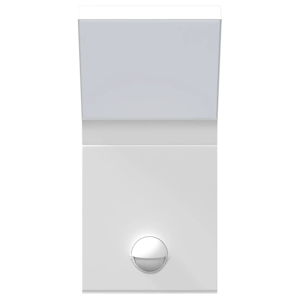 Buitenwandlamp Led Met Sensors Gegoten Aluminium Wit