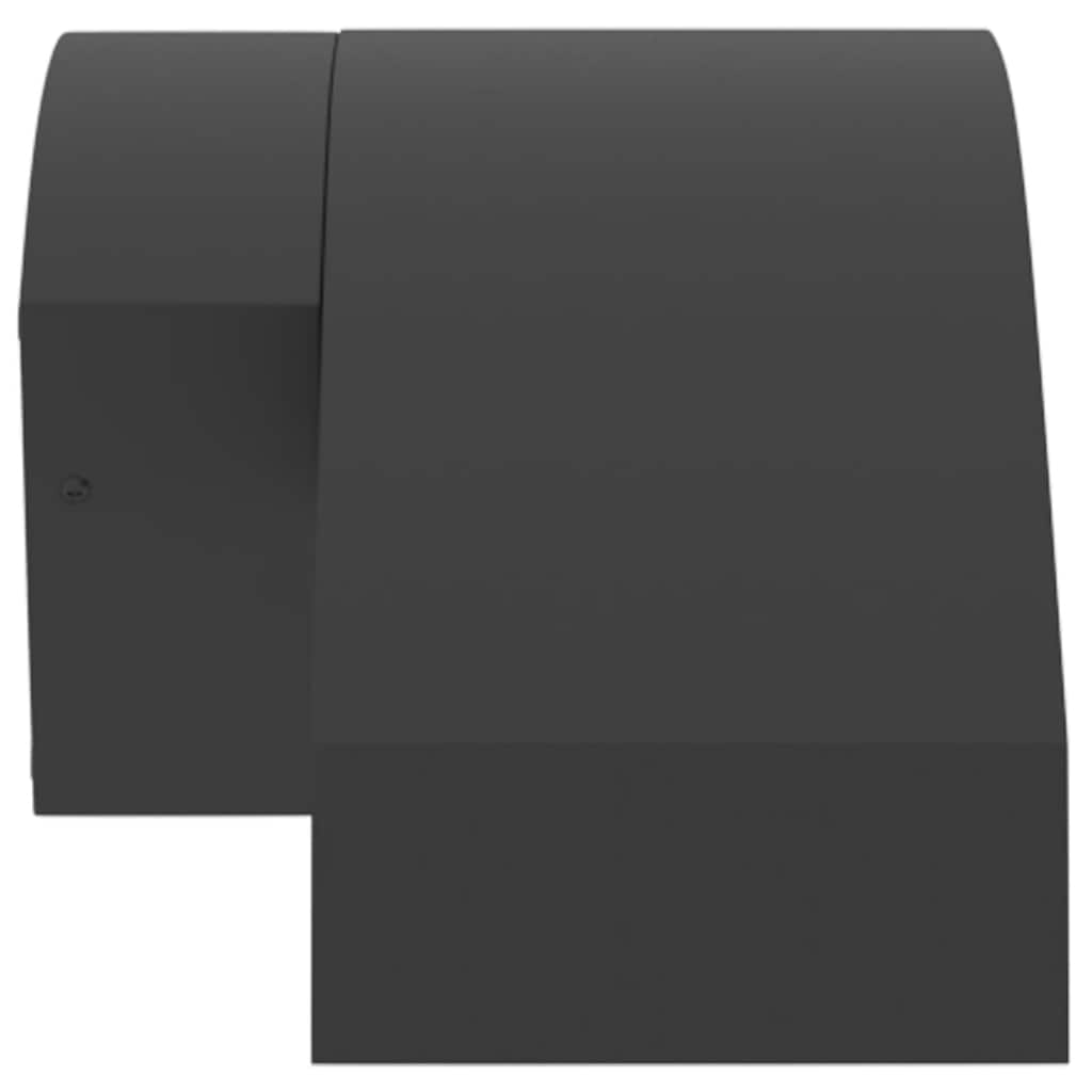 Buitenwandlampen Led Gegoten Aluminium Zwart