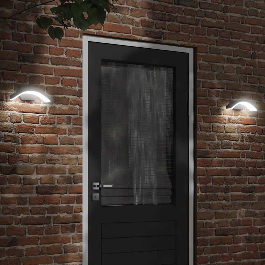 Buitenwandlampen Led Gegoten Aluminium Zwart