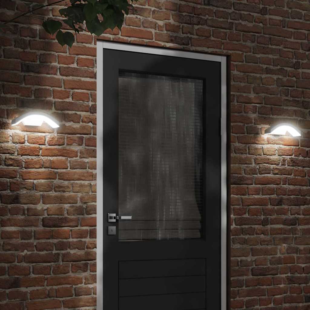 Buitenwandlampen Led Gegoten Aluminium Wit