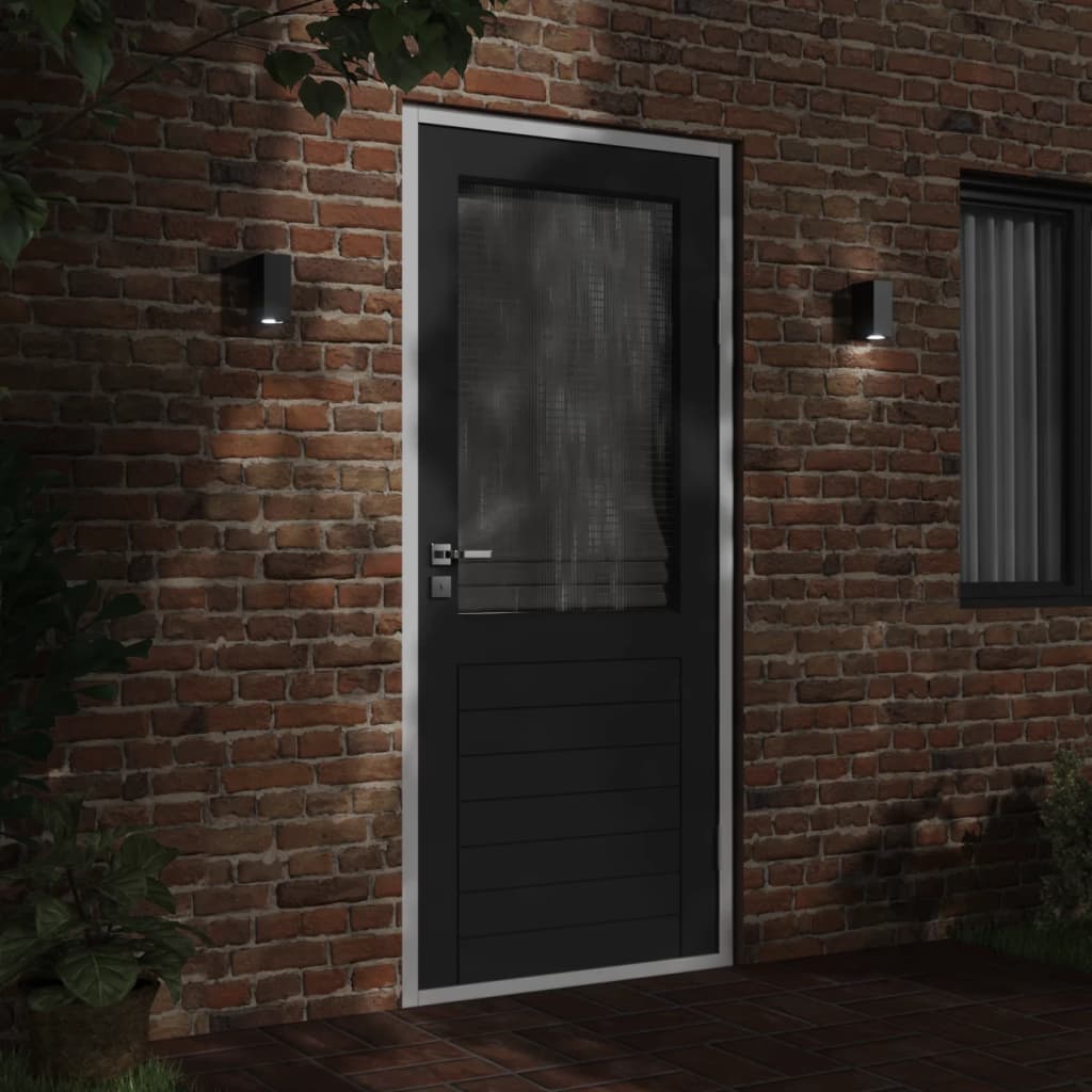 Buitenwandlampen Gegoten Aluminium Zwart