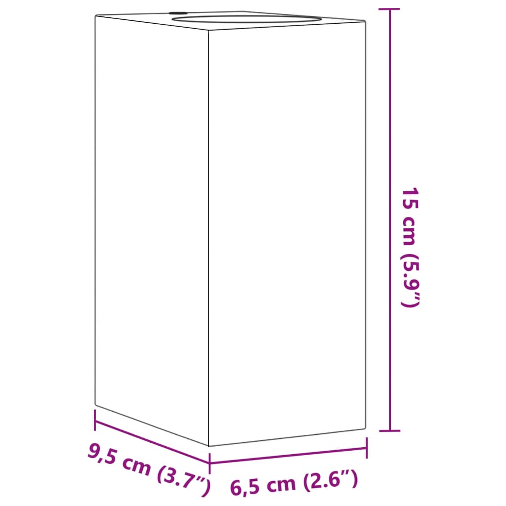 Buitenwandlampen Gegoten Aluminium Zwart