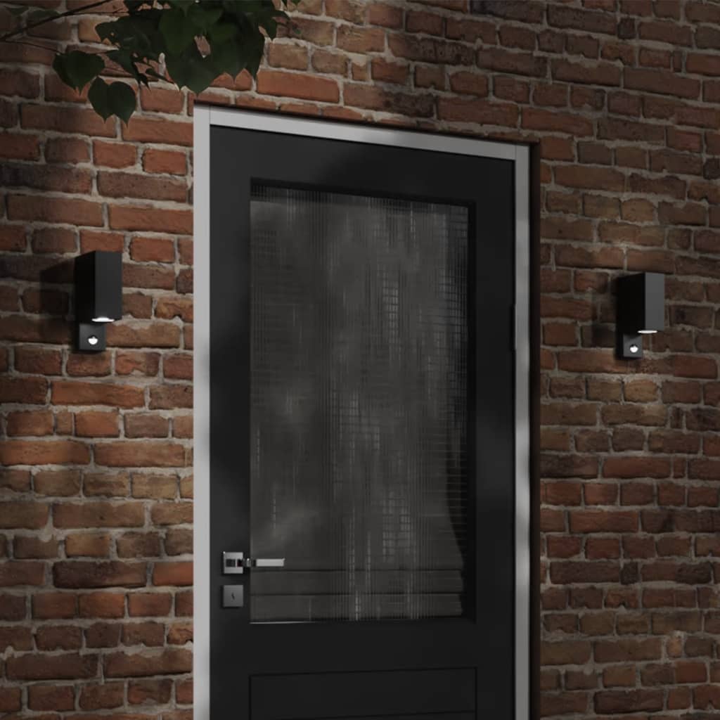 Buitenwandlampen Gegoten Aluminium Zwart