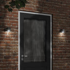 Buitenwandlamp Met Sensor Gegoten Aluminium Zwart