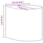 Buitenwandlamp Gegoten Aluminium Zwart