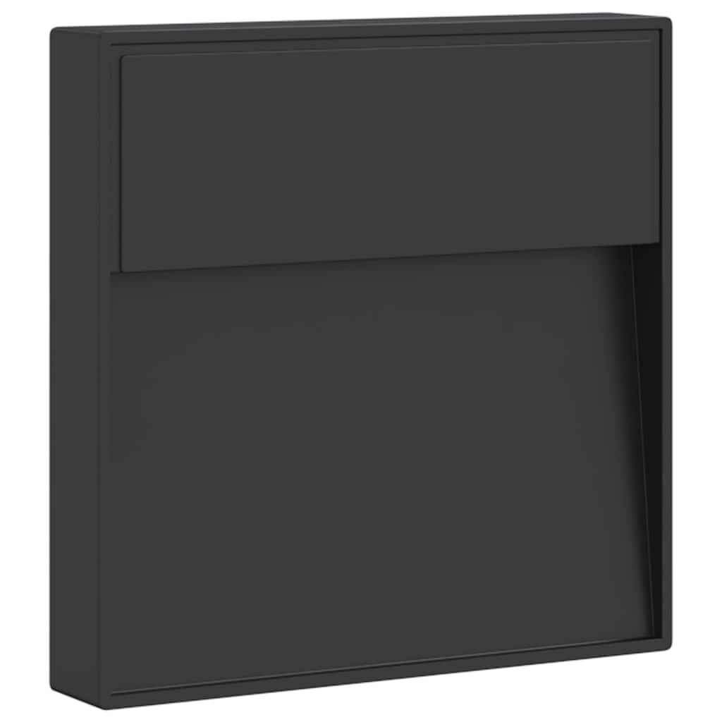 Buitenwandlamp Led Gegoten Aluminium Zwart