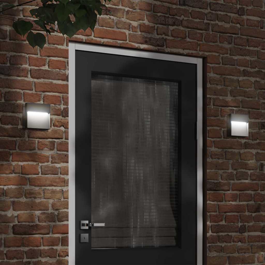 Buitenwandlamp Led Gegoten Aluminium Zwart