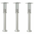 Vloerlamp Voor Buiten Roestvrij Staal Kleurig Zilver