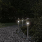 Vloerlamp Voor Buiten Roestvrij Staal Kleurig Zilver