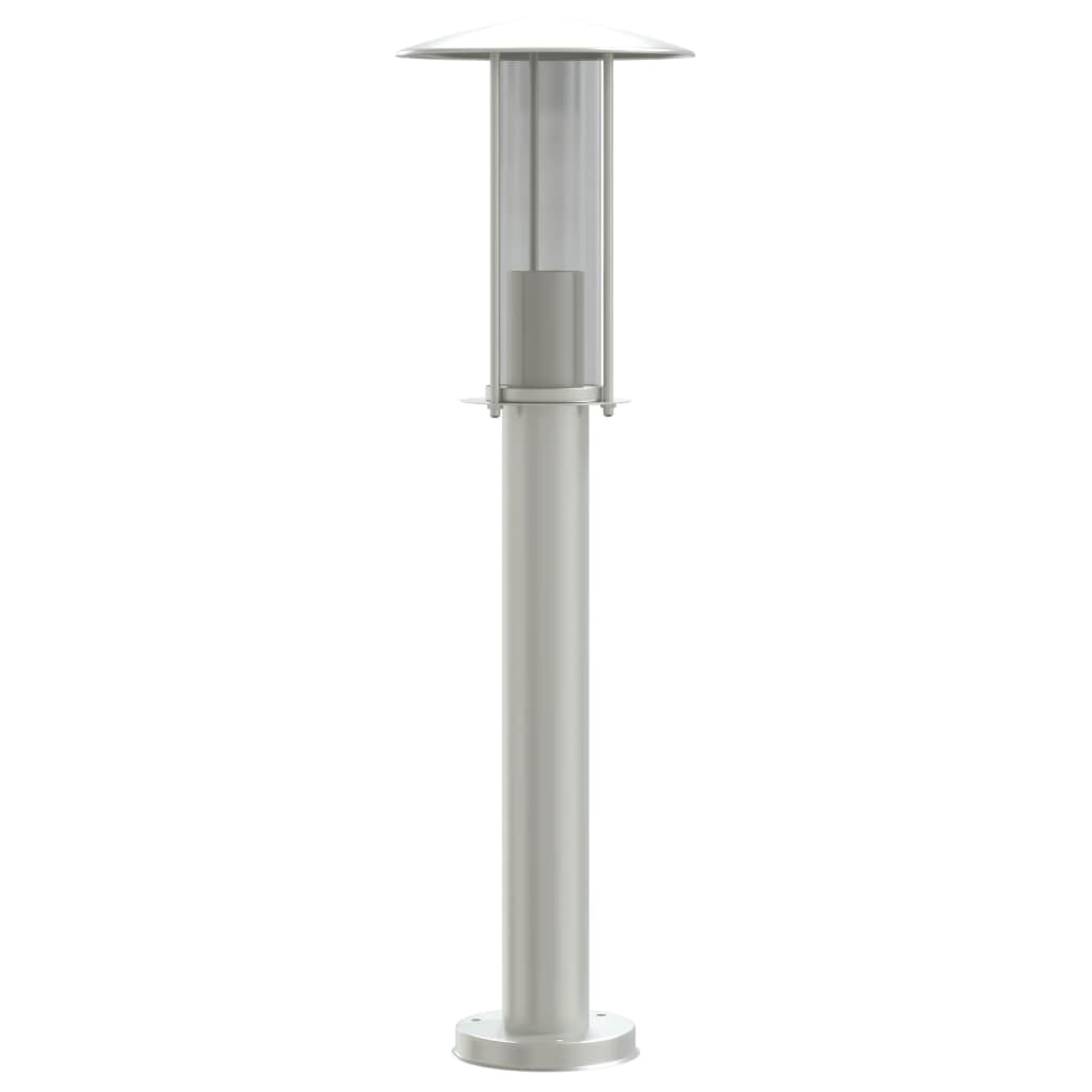 Vloerlamp Voor Buiten Roestvrij Staal Kleurig Zilver