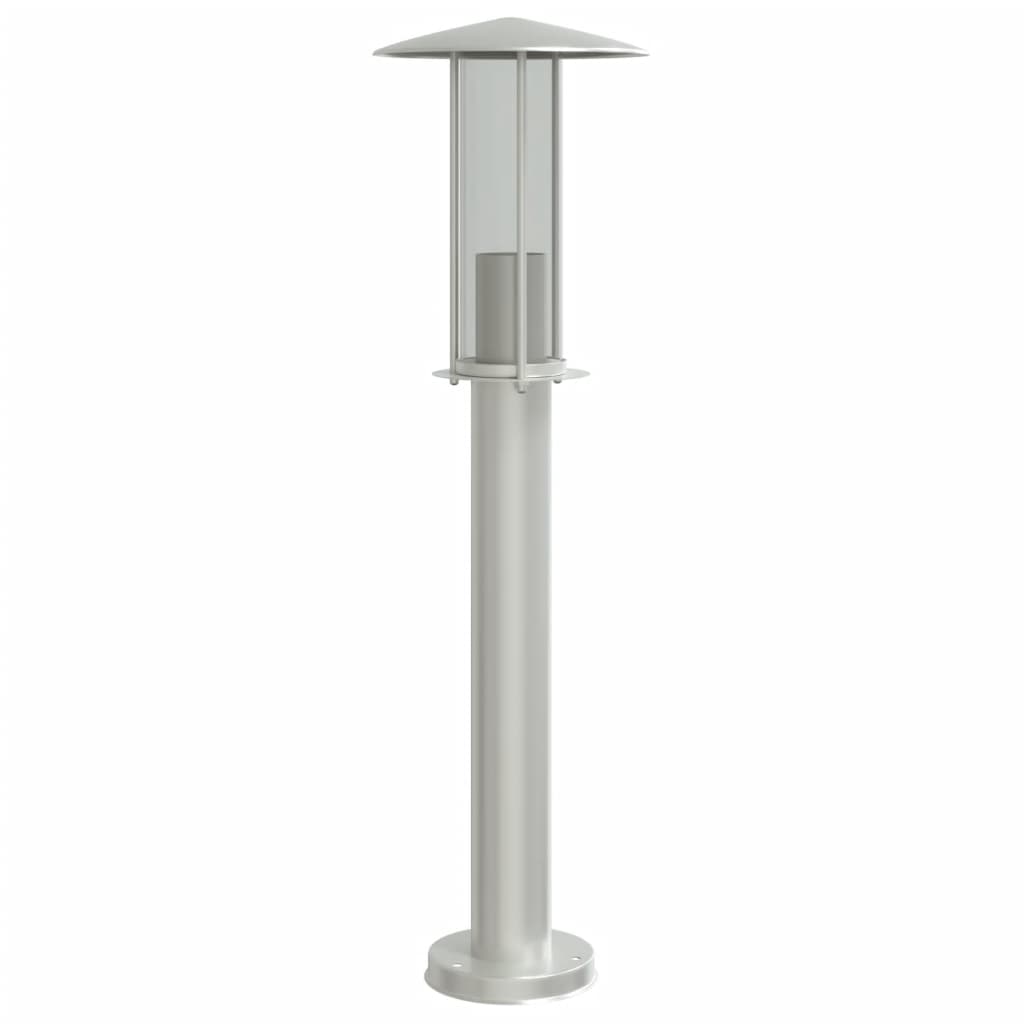 Vloerlamp Voor Buiten Roestvrij Staal Kleurig Zilver