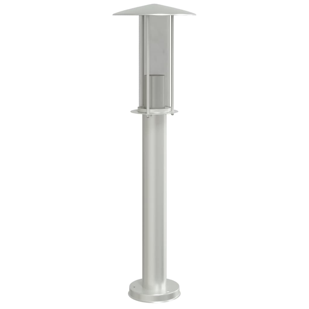 Vloerlamp Voor Buiten Roestvrij Staal Kleurig Zilver