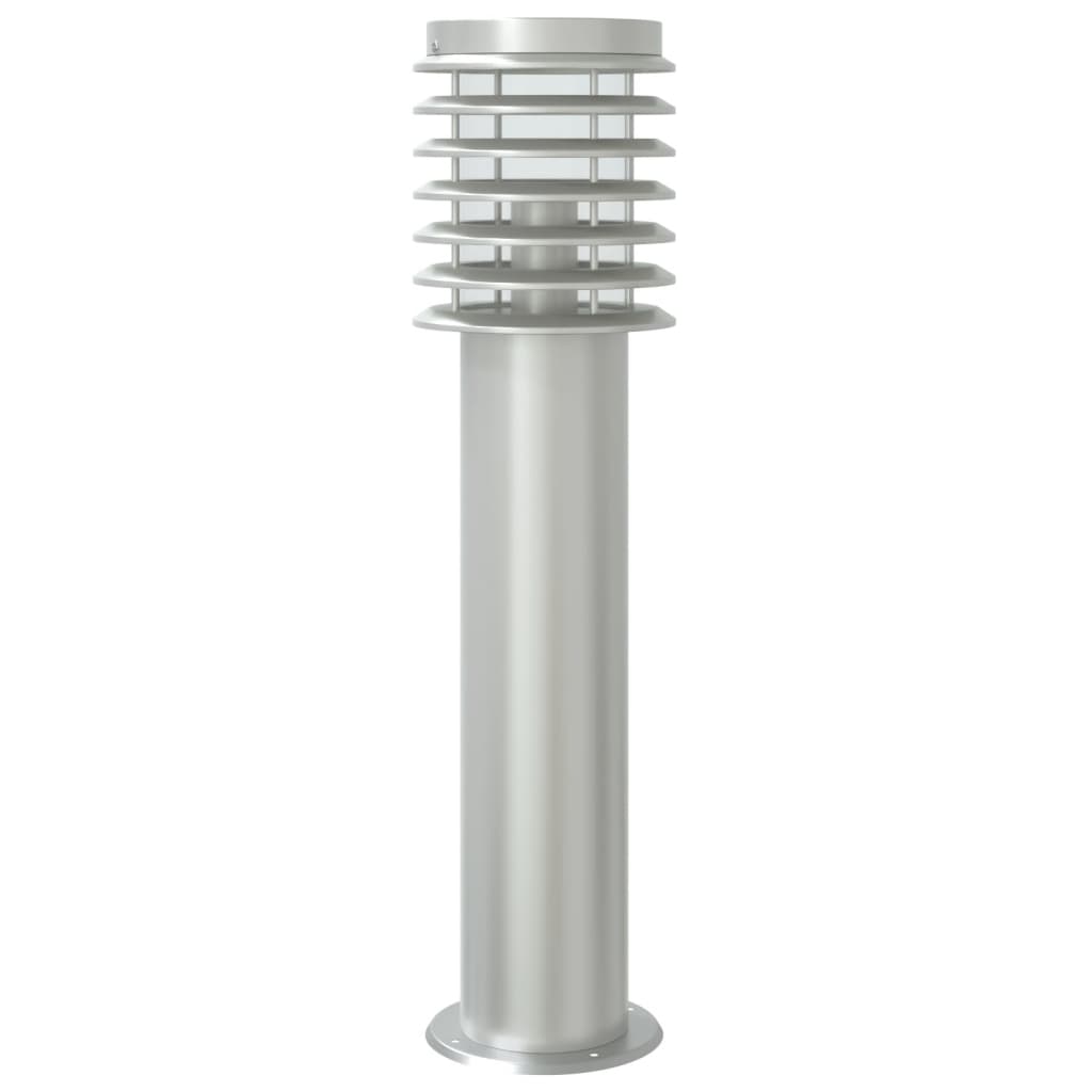 Vloerlamp Voor Buiten 60 Cm Roestvrijstaal Zilver