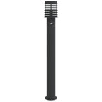 Vloerlamp Voor Buiten 110 Cm Roestvrijstaal Zwart