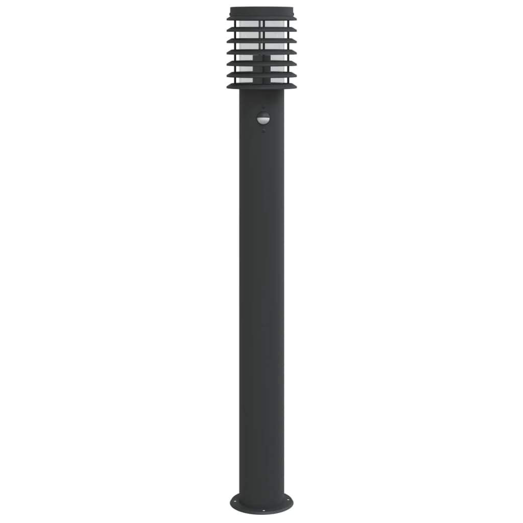 Vloerlamp Voor Buiten 110 Cm Roestvrijstaal Zwart