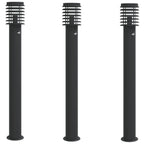 Buitenvloerlampen Met Sensors 110 Cm Roestvrijstaal