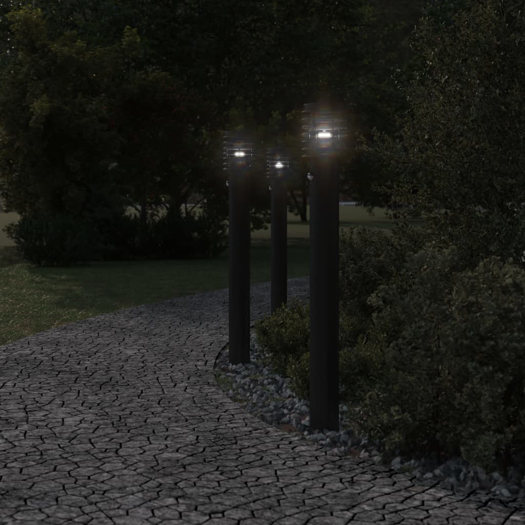Buitenvloerlampen Met Sensors 110 Cm Roestvrijstaal