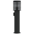 Buitenvloerlamp 60 Cm Roestvrijstaal Zwart
