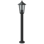 Vloerlamp Voor Buiten Roestvrijstaal Zwart