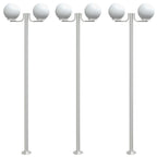 Buitenvloerlampen 215 Cm Roestvrij Staal Zilverkleurig
