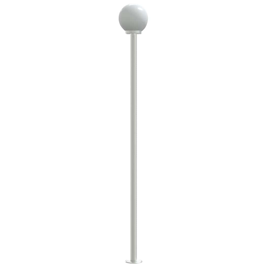 Buitenvloerlampen 215 Cm Roestvrij Staal Zilverkleurig
