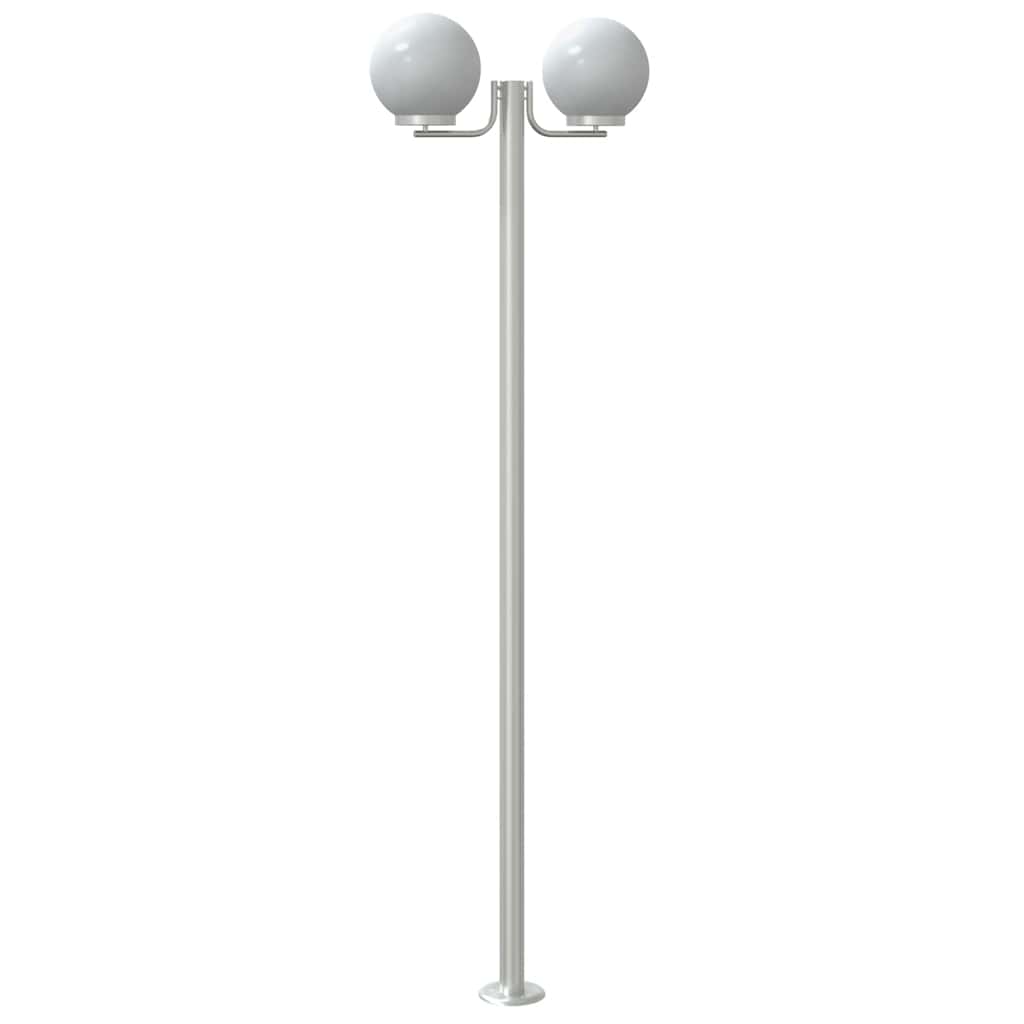Buitenvloerlampen 215 Cm Roestvrij Staal Zilverkleurig