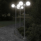 Buitenvloerlampen 215 Cm Roestvrij Staal Zilverkleurig