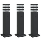 Buitenvloerlampen Aluminium Zwart
