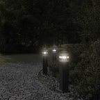 Buitenvloerlampen Aluminium Zwart