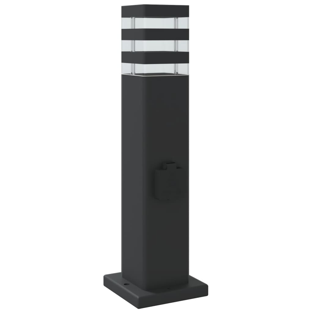 Buitenvloerlampen Aluminium Zwart