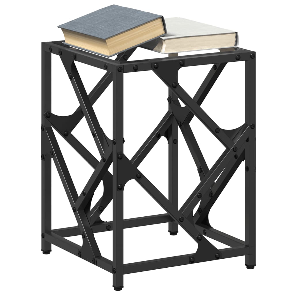 Salontafel Met Transparant Glazen Blad Staal