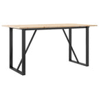 Eettafel Massief Grenenhout En Staal
