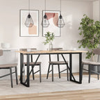 Eettafel Massief Grenenhout En Staal