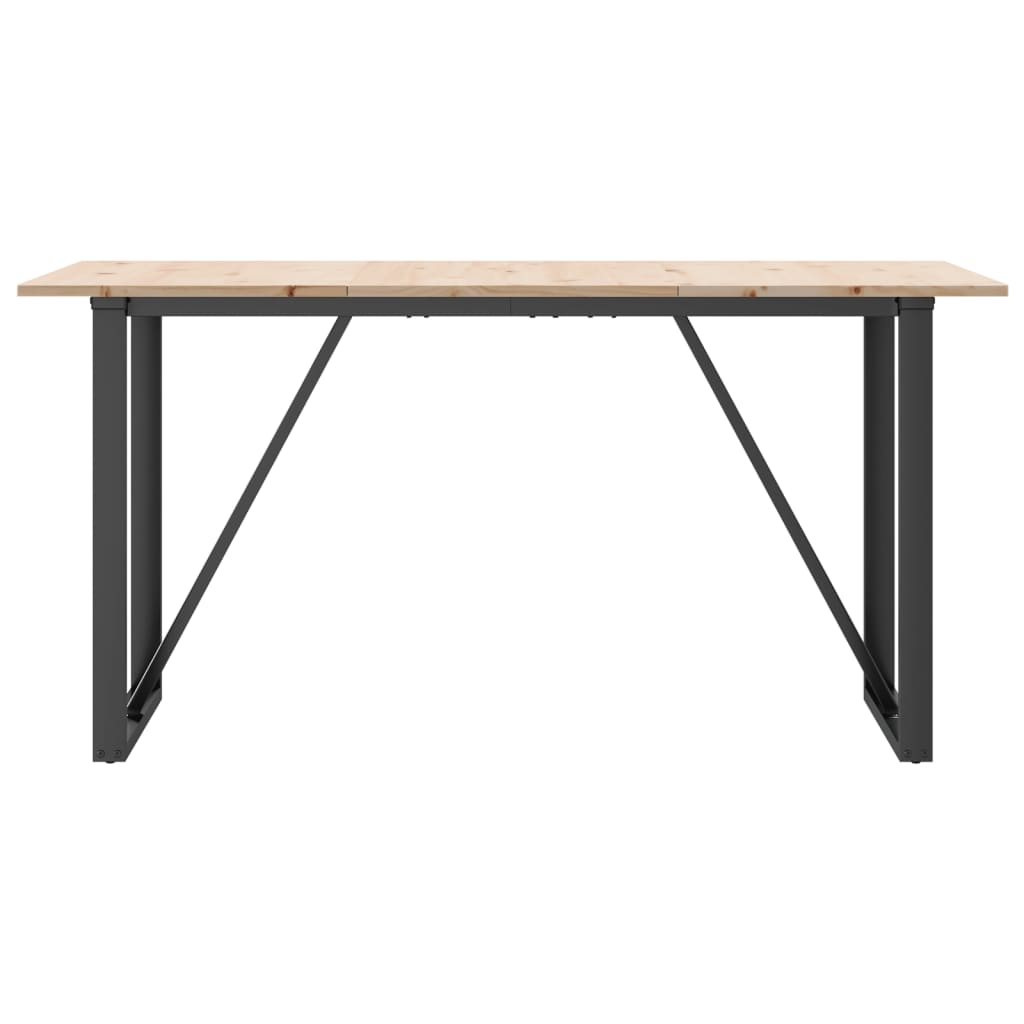 Eettafel Massief Grenenhout En Staal