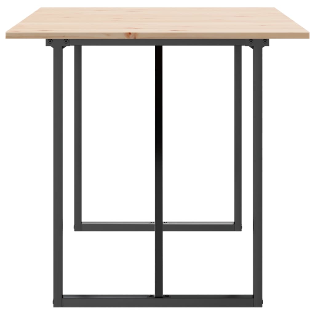 Eettafel Massief Grenenhout En Staal
