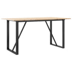 Eettafel Massief Grenenhout En Staal