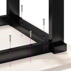 Eettafel Massief Grenenhout En Staal