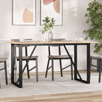 Eettafel Massief Grenenhout En Staal