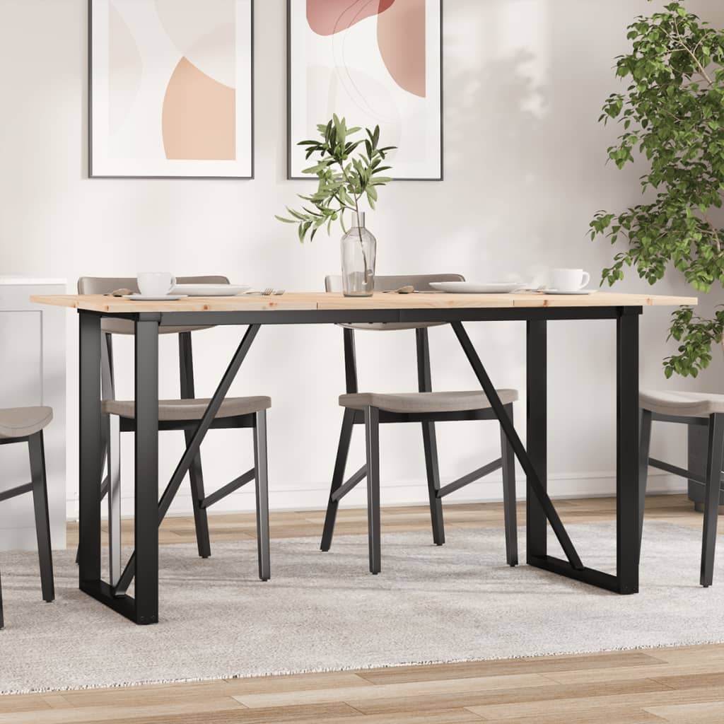 Eettafel Massief Grenenhout En Staal