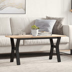 Eettafel 160X80X75,5 Cm Massief Grenenhout En Staal