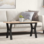 Eettafel 160X80X75,5 Cm Massief Grenenhout En Staal
