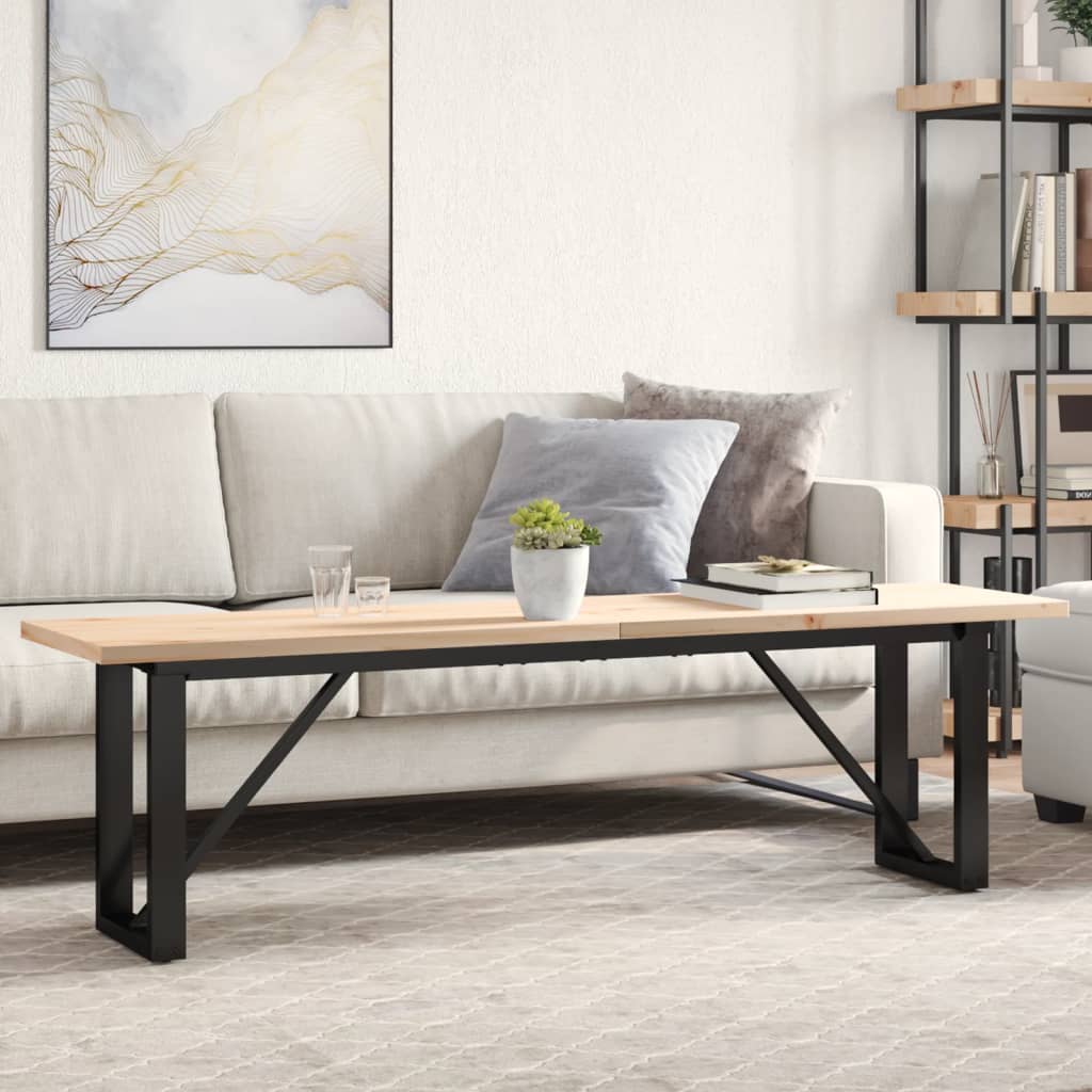 Eettafel Massief Grenenhout En Staal