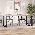 Eettafel Massief Grenenhout En Staal