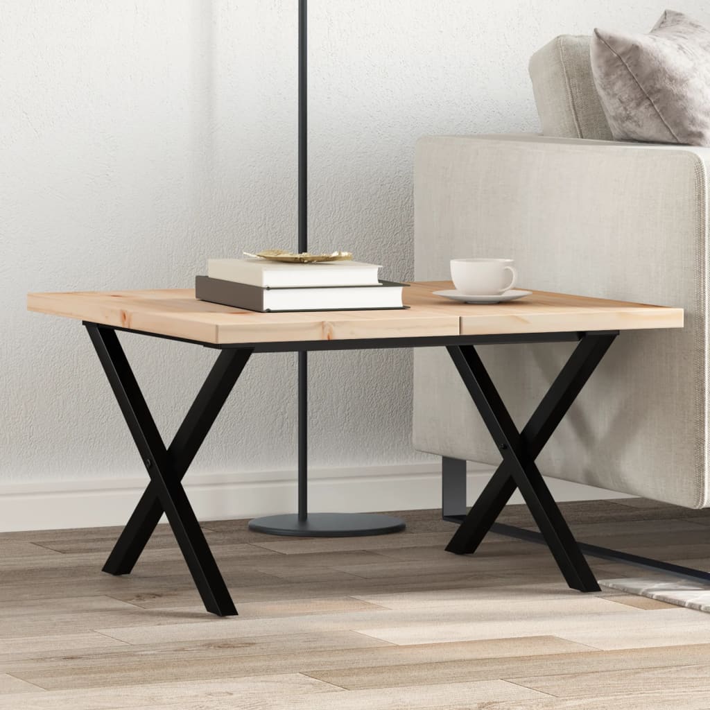 Eettafel 180X90X75,5 Cm Massief Grenenhout En Staal